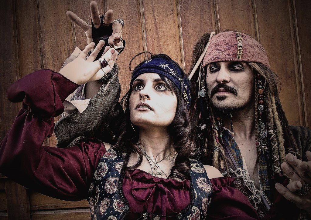 Angelica Teach E Jack Sparrow Mundo Cosplayer 8253