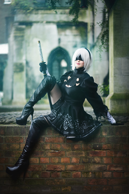 Cosplay de 2B do game NieR: Automata - Mundo Cosplayer