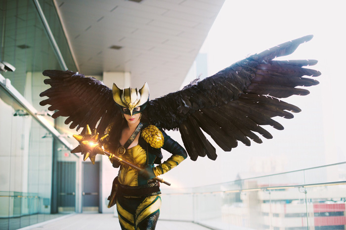 Cosplay de Mulher-Gavião - Mundo Cosplayer